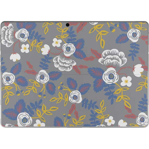 Autumn Grey Floral Surface Pro 8 Skin