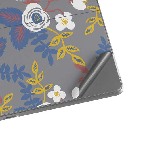 Autumn Grey Floral Surface Pro 8 Skin