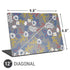 Autumn Grey Floral Universal Laptop 12in (9.8 x 6.8in) Skin