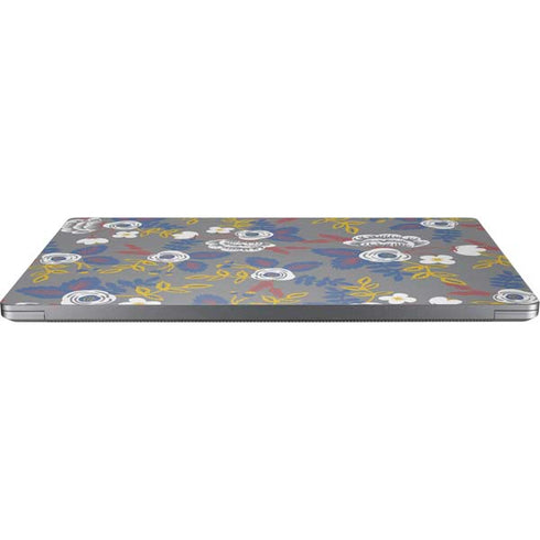 Autumn Grey Floral Universal Laptop 13in (10.6 x 7.6in) Skin