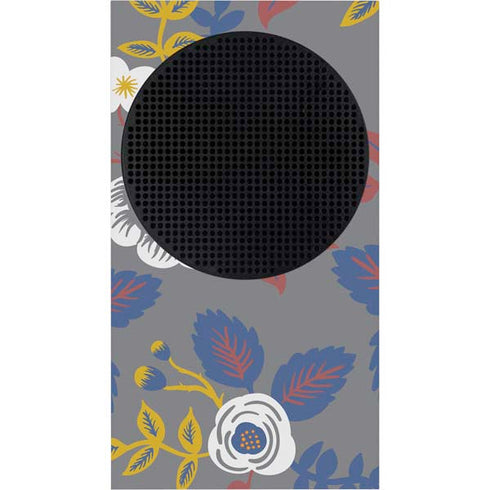 Autumn Grey Floral Xbox Series S Console Skin