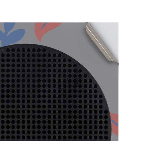 Autumn Grey Floral Xbox Series S Console Skin