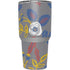 Autumn Grey Floral Yeti 30oz Rambler Tumbler Skin