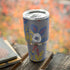 Autumn Grey Floral Yeti 30oz Rambler Tumbler Skin