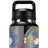 Autumn Grey Floral YETI Rambler 36oz Bottle Skin