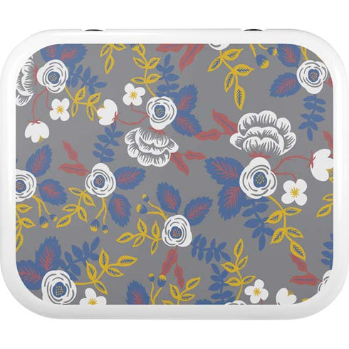 Autumn Grey Floral YETI Roadie 24 Hard Cooler Skin
