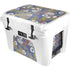 Autumn Grey Floral YETI Tundra 35 Hard Cooler Skin