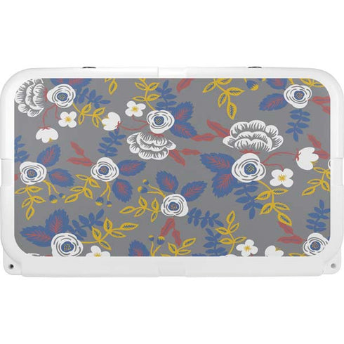 Autumn Grey Floral YETI Tundra 45 Hard Cooler Skin