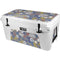 Autumn Grey Floral YETI Tundra 65 Hard Cooler Skin
