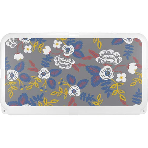 Autumn Grey Floral YETI Tundra 65 Hard Cooler Skin