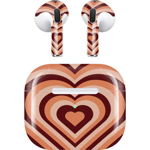 Autumn Heart Pattern Apple AirPods (3rd Gen 2021) Skin