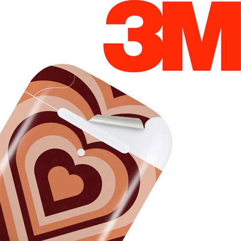 Autumn Heart Pattern Apple AirPods Skin