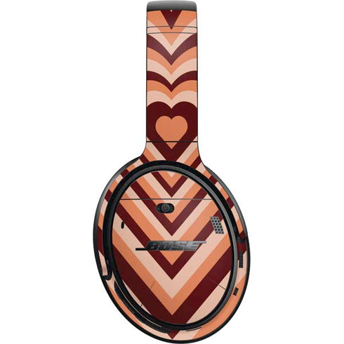 Autumn Heart Pattern Bose QuietComfort 35 Headphones Skin