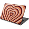 Autumn Heart Pattern Dell Chromebook Skin