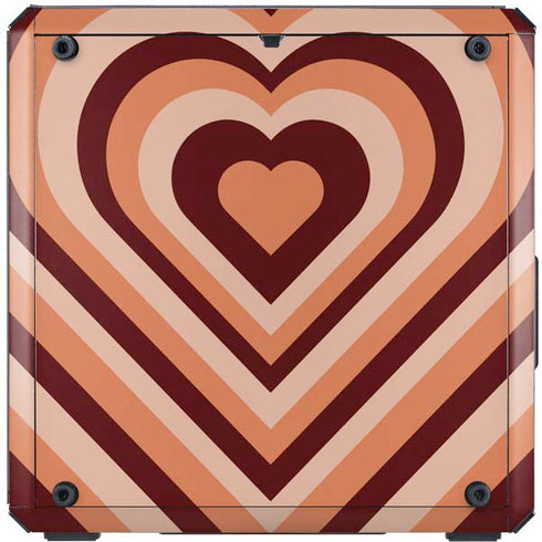 Autumn Heart Pattern Cooler Master MasterBox Q300L Mini Tower Skin