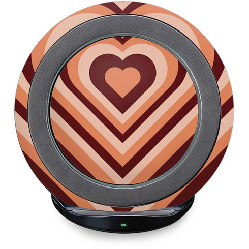 Autumn Heart Pattern Fast Charge Wireless Charging Stand Skin