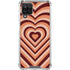 Autumn Heart Pattern Galaxy A12 Clear Case