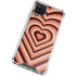 Autumn Heart Pattern Galaxy A12 Clear Case
