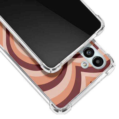 Autumn Heart Pattern Galaxy A13 5G Clear Case