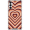 Autumn Heart Pattern Galaxy A14 5G Clear Case