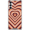 Autumn Heart Pattern Galaxy A15 5G Clear Case