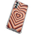 Autumn Heart Pattern Galaxy A15 5G Clear Case