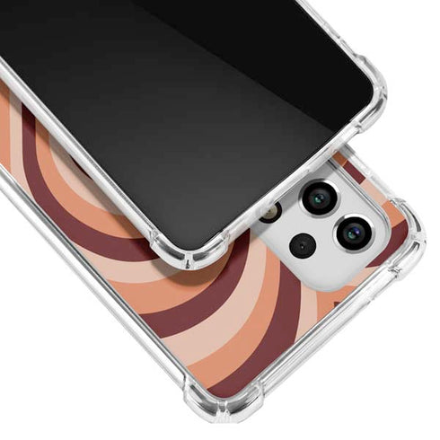 Autumn Heart Pattern Galaxy A33 5G Clear Case