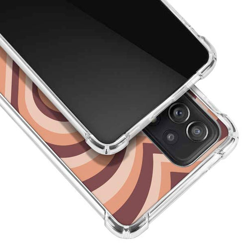 Autumn Heart Pattern Galaxy A52 5G Clear Case