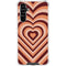 Autumn Heart Pattern Galaxy A54 5G Clear Case