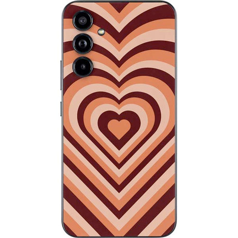 Autumn Heart Pattern Galaxy A54 5G Skin