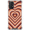 Autumn Heart Pattern Galaxy A72 5G Clear Case