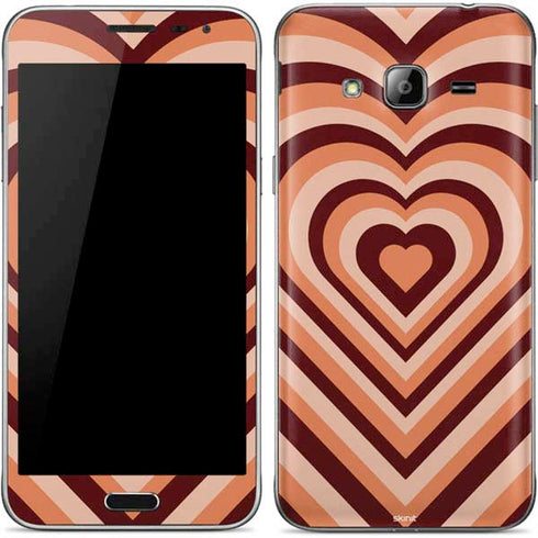 Autumn Heart Pattern Galaxy J3 Skin