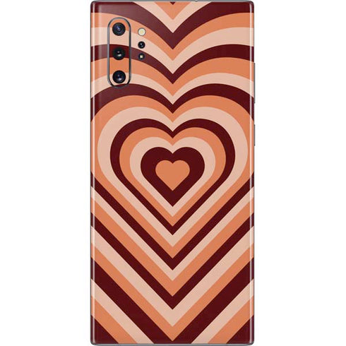 Autumn Heart Pattern Galaxy Note 10 Plus Skin