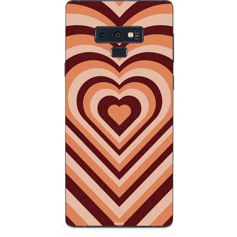 Autumn Heart Pattern Galaxy Note 9 Skin