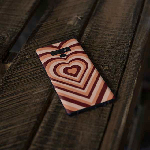 Autumn Heart Pattern Galaxy Note 9 Skin