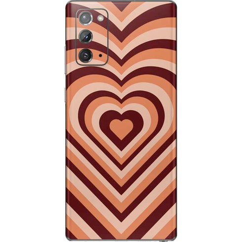 Autumn Heart Pattern Galaxy Note20 5G Skin
