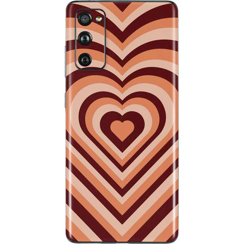 Autumn Heart Pattern Galaxy S20 Fan Edition Skin