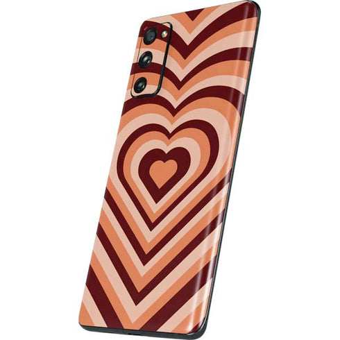 Autumn Heart Pattern Galaxy S20 Fan Edition Skin