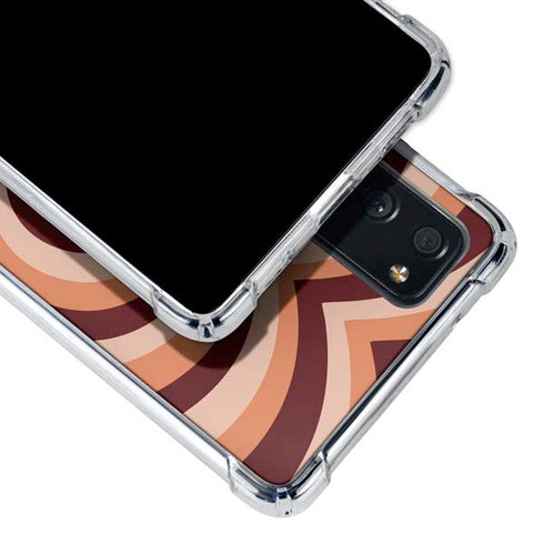 Autumn Heart Pattern Galaxy S20 FE Clear Case