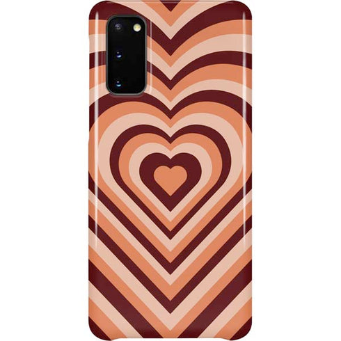 Autumn Heart Pattern Galaxy S20 Lite Case