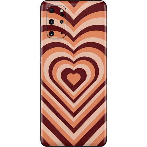 Autumn Heart Pattern Galaxy S20 Plus Skin