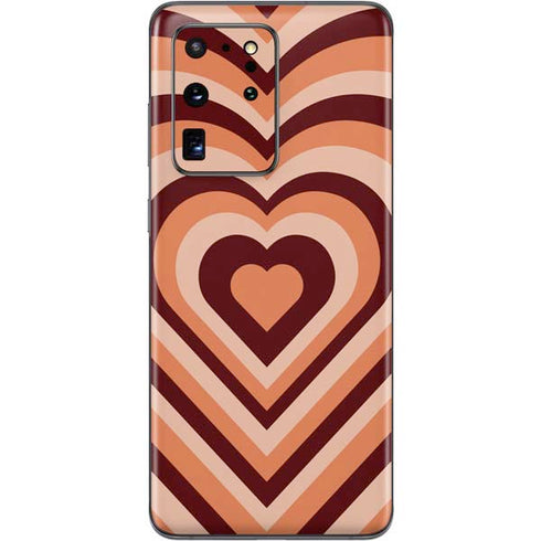 Autumn Heart Pattern Galaxy S20 Ultra 5G Skin
