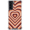 Autumn Heart Pattern Galaxy S21 5G Clear Case