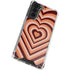 Autumn Heart Pattern Galaxy S21 5G Clear Case