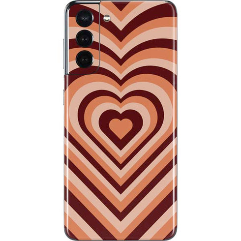 Autumn Heart Pattern Galaxy S21 5G Skin