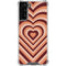 Autumn Heart Pattern Galaxy S21 FE Clear Case