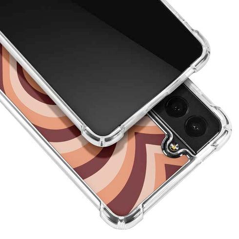 Autumn Heart Pattern Galaxy S21 Plus 5G Clear Case