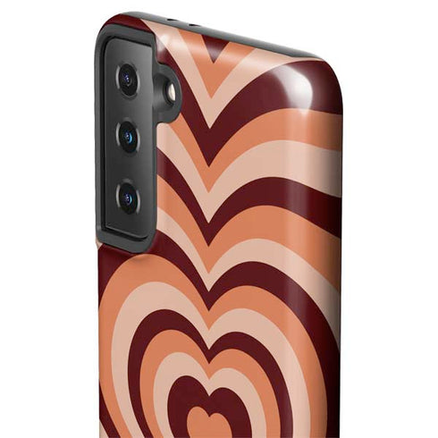 Autumn Heart Pattern Galaxy S21 Plus 5G Pro Case