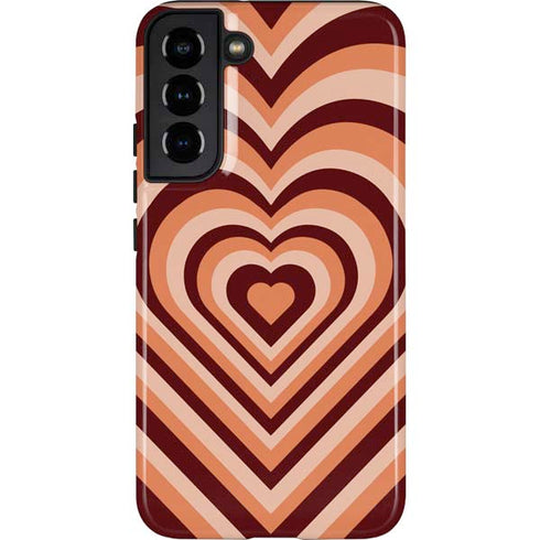 Autumn Heart Pattern Galaxy S22 Plus Pro Case