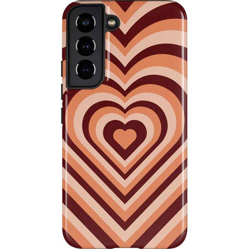 Autumn Heart Pattern Galaxy S22 Pro Case